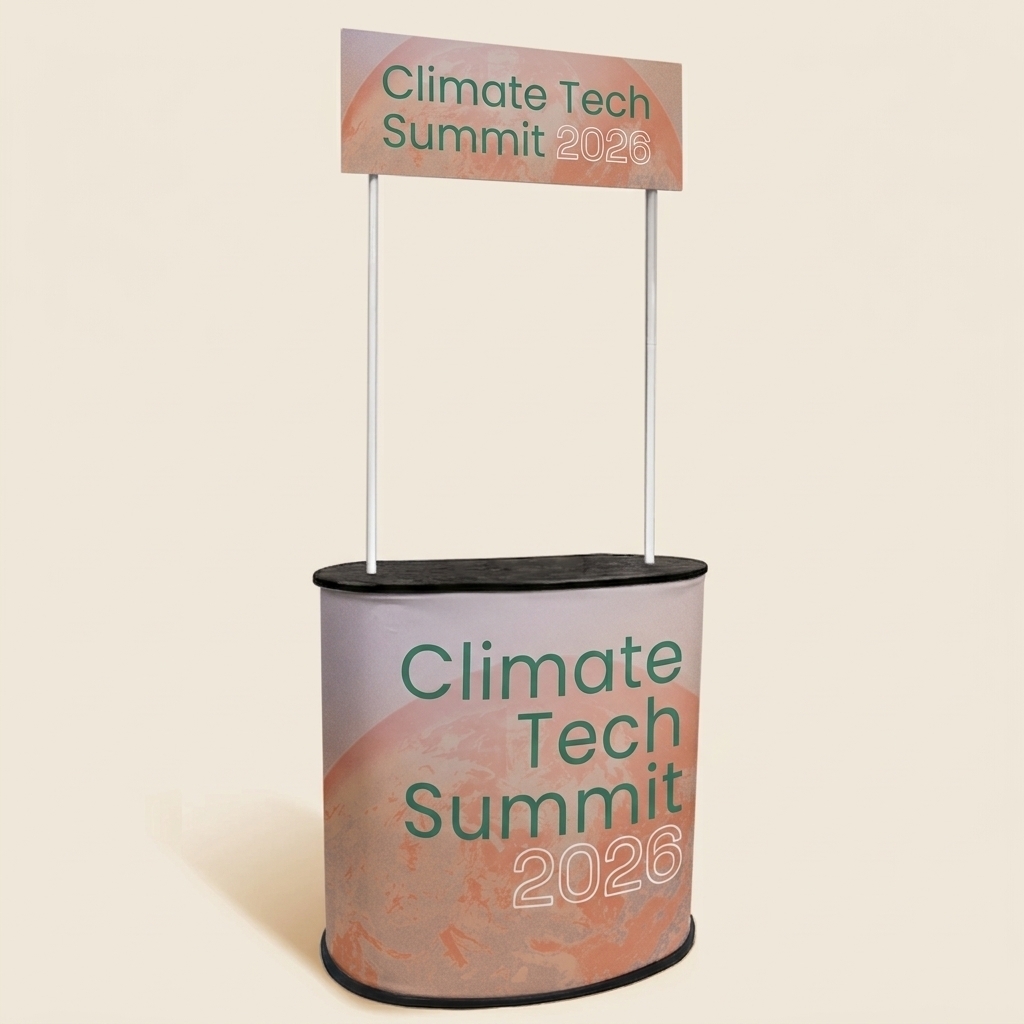 Climate Tech Summit exhibition counter